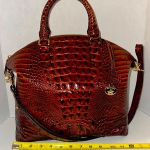 Brahmin satchel purse/ Authentic Brown